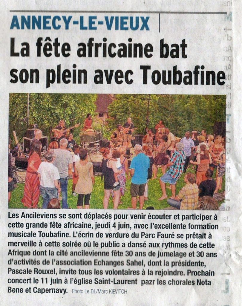 La fête africaine bat son plein avec Toubafine