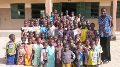 Classe de CP à Dori